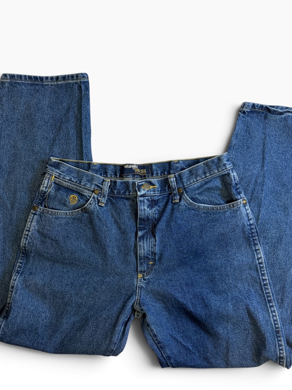 Wrangler George Strait Collection Men’s Jeans 34x32 Blue Western Denim